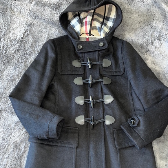 Burberry Brit Wool Toggle Pea Coat